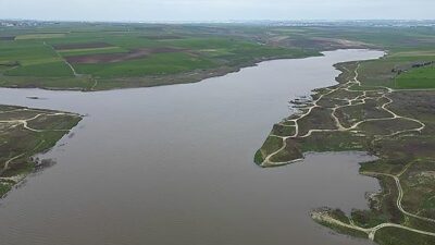 Tekirdağ'da geçen yıl kuraklık nedeniyle kritik seviyeye gerileyen Türkmenli Göleti,