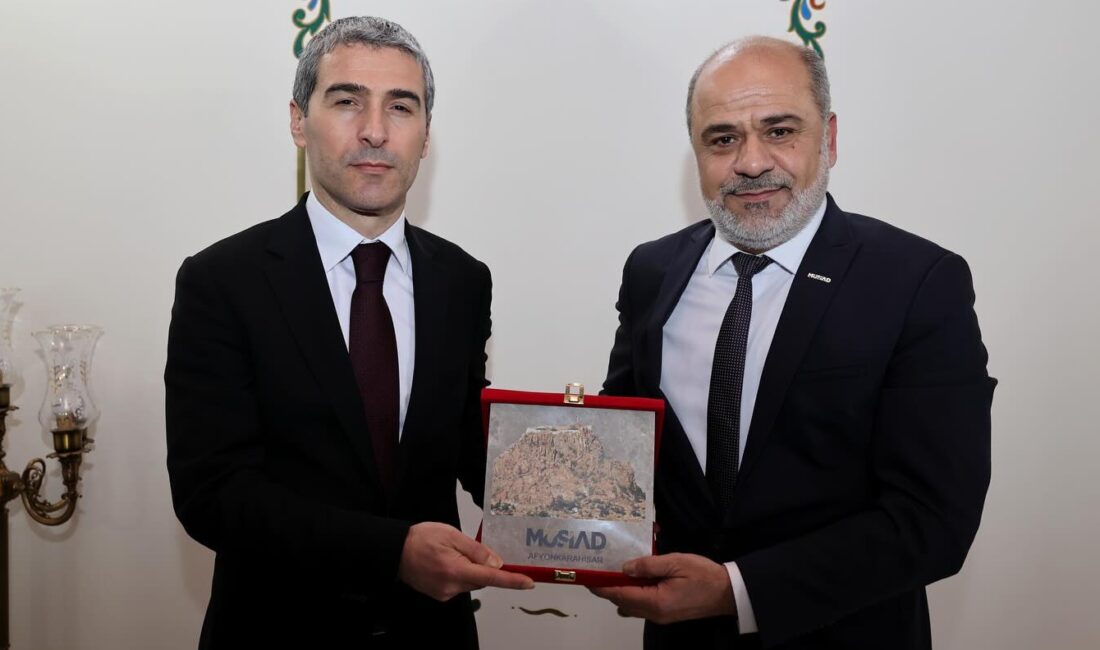 MÜSİAD Afyonkarahisar Şubesi, göreve yeni başlayan Afyonkarahisar Valisi Naci Aktaş’ı