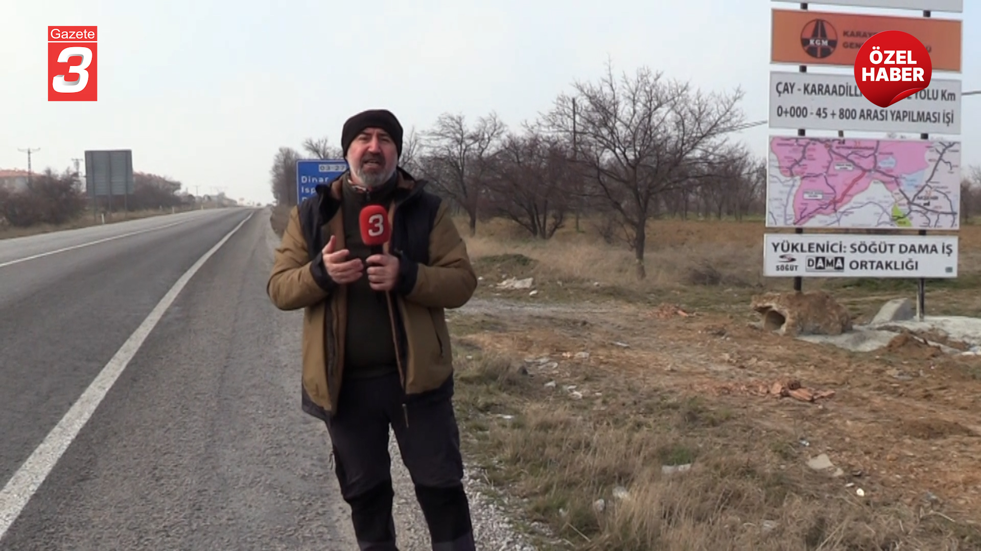 Afyonkarahisar’da uzun yıllardır meydana gelen ölümlü ve yaralanmalı kazalar nedeniyle