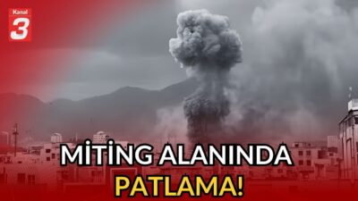 Miting alanında patlama! | Yürüyüş öncesi bölgenin boşaltılması istenmişti! 📶https://kanal3.com.tr/