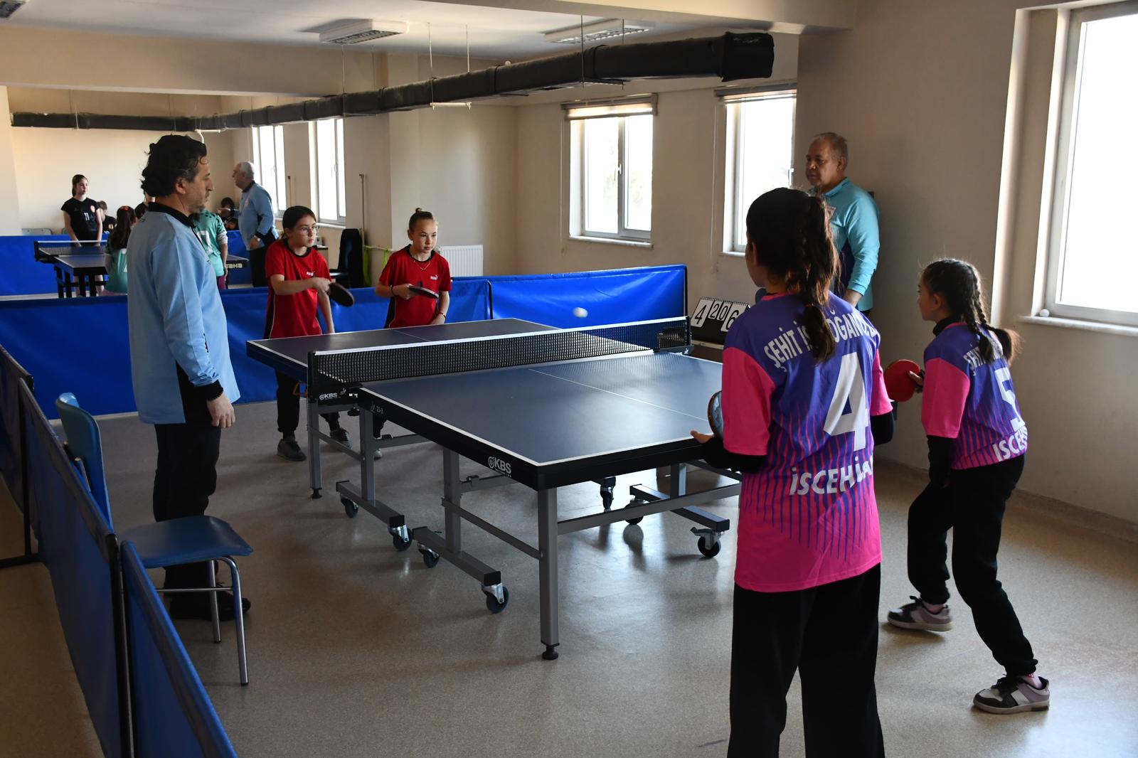 Okul Sporları Küçük Kızlar Masa Tenisi İl Birinciliği müsabakaları, Çiğiltepe