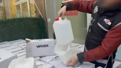 İstanbul'da 1 Ocak'tan bu yana düzenlenen operasyonlarda sahte içki yapımında