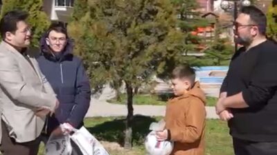 Bolvadin’de bir site girişinde yaşanan ve çocukları üzen olay sonrası