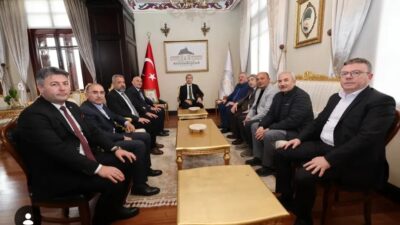 Afyonkarahisar Ticaret Borsası (ATB) heyeti, Naci Aktaş’a hayırlı olsun ziyaretinde