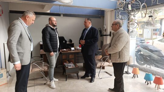 İYİ Parti Afyonkarahisar İl Başkanı Muhammet Mısırlıoğlu, İl Sekreteri Şaban