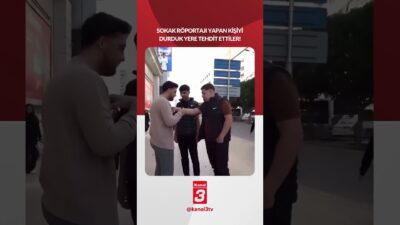 Sokak röportajı yapan kişiyi durduk yere tehdit ettiler! 📶https://kanal3.com.tr/ Sosyal