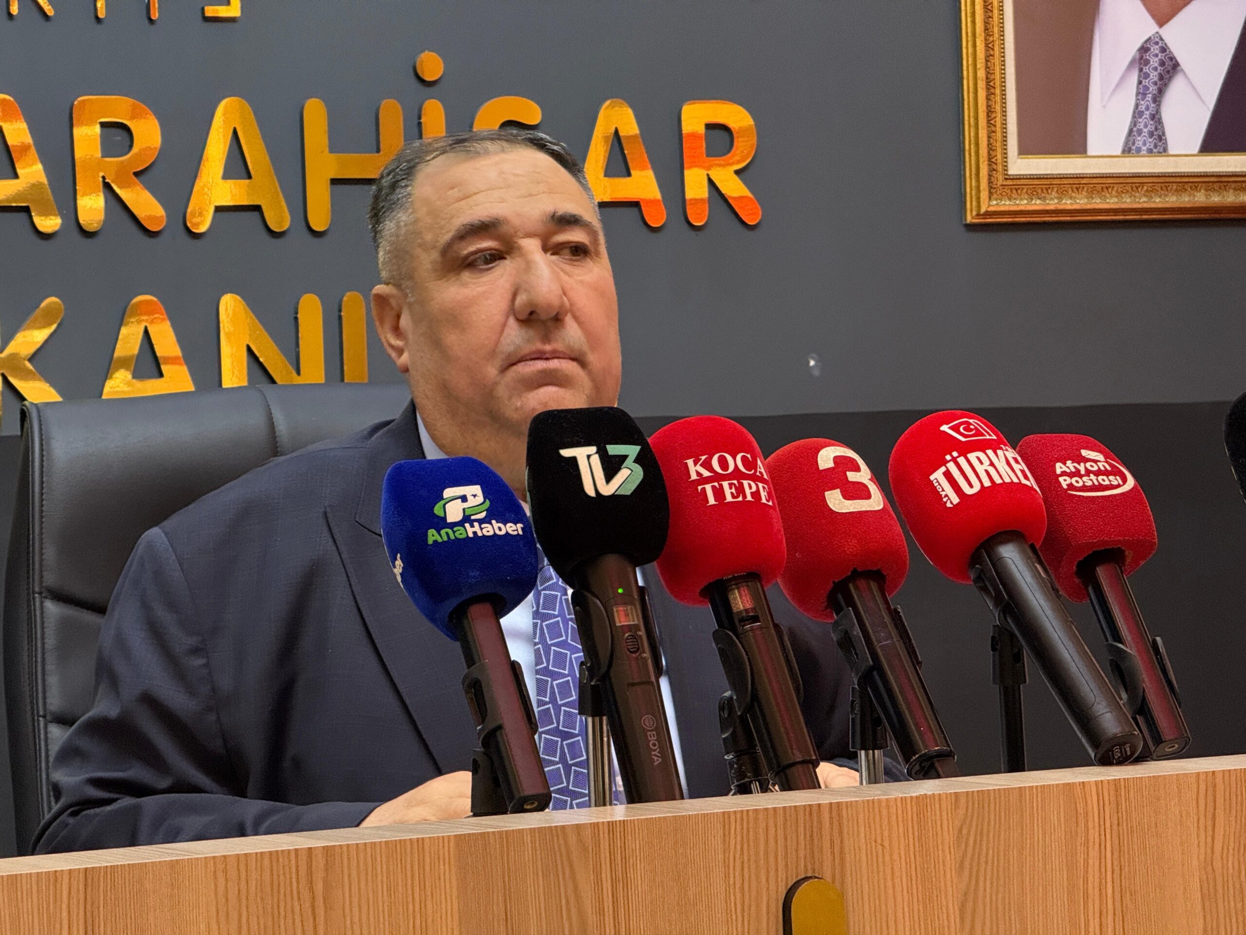 İYİ Parti Afyonkarahisar İl Başkanlığı, haftalık olağan basın toplantısını parti