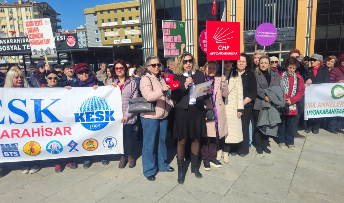 Afyonkarahisar Kadın Platformu, 8 Mart Dünya Kadınlar Günü dolayısıyla düzenlediği