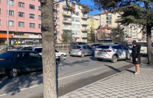 Afyonkarahisar'ın en işlek güzergahlarından biri olan Atatürk Caddesi'nde meydana gelen