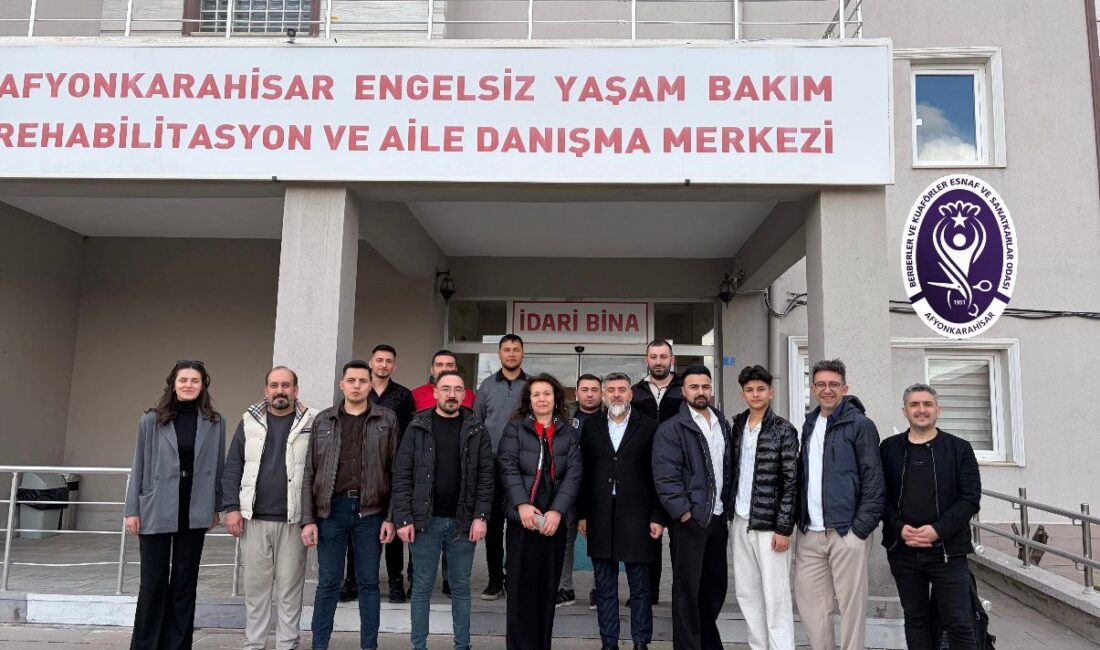 Afyonkarahisar Berberler ve Kuaförler Odası, sosyal sorumluluk projeleri kapsamında Engelsiz