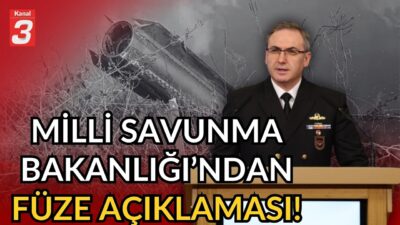 Milli Savunma Bakanlığı’ndan açıklama | İran’dan ateşlenen ”Füze” düşürüldü! 📶https://kanal3.com.tr/
