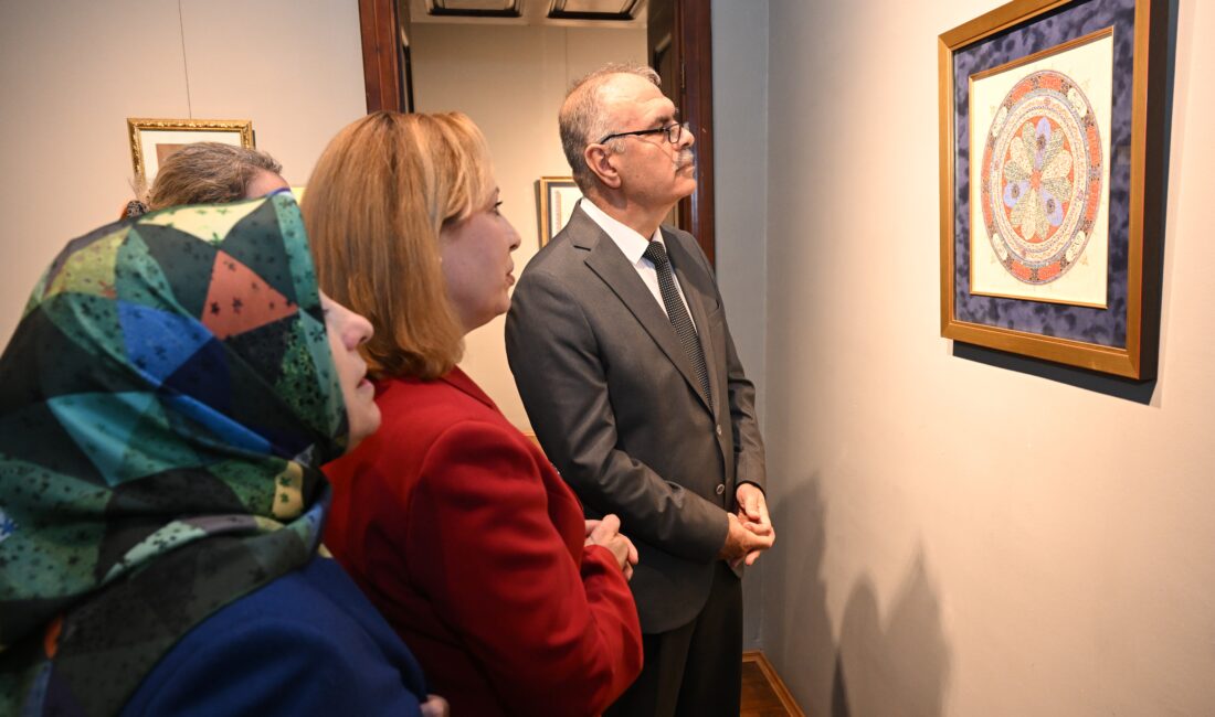 Sanatçı Ayşen Erdoğan Demireller’in “Zer Bahar” isimli tezhip ve minyatür