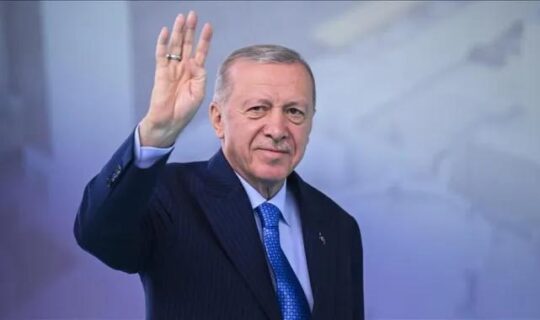 Cumhurbaşkanı Recep Tayyip Erdoğan, Cumhurbaşkanlığı Külliyesi’nde düzenlenen "5G ile İletişimde