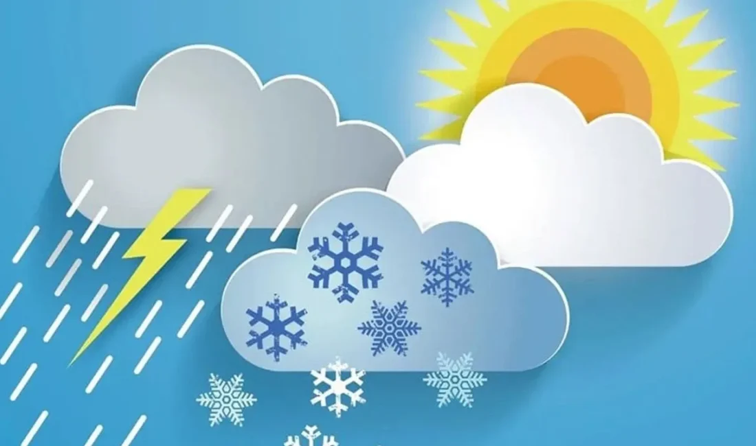 Yurdun kuzey, iç ve doğu kesimlerinin parçalı ve çok bulutlu,