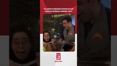 Yıllardır kardeşini görmeyen abi garson kılığında sürpriz yaptı.. 📶https://kanal3.com.tr/ Sosyal