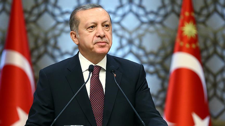 Cumhurbaşkanı Recep Tayyip Erdoğan: “Elim kazada şehit olan kahraman askerimize,