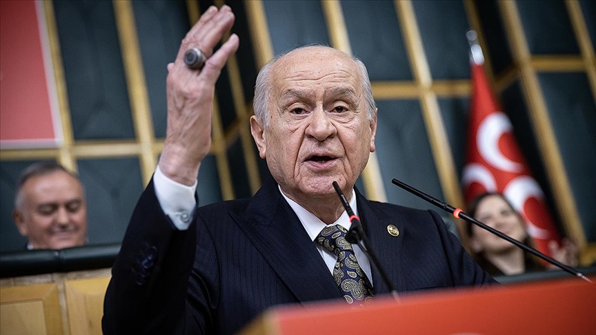 MHP Genel Başkanı Devlet Bahçeli, partisinin TBMM grup toplantısında Orta