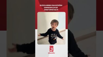 Buzdolabının ona kızdığını zanneden çocuk apar topar kaçtı! 📶https://kanal3.com.tr/ Sosyal
