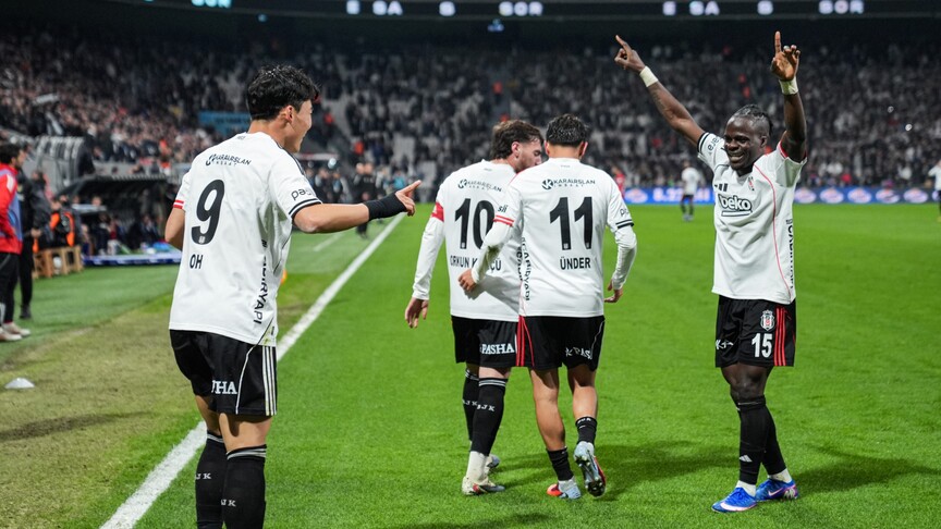Beşiktaş, Trendyol Süper Lig'de 29. haftanın açılış maçında Hesap.com Antalyaspor'u