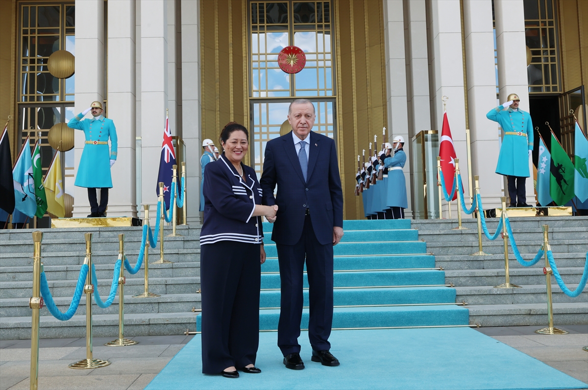 Cumhurbaşkanı Recep Tayyip Erdoğan, Yeni Zelanda Genel Valisi Cindy Kiro'yu