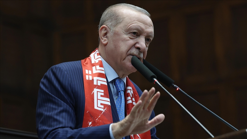 Cumhurbaşkanı ve AK Parti Genel Başkanı Recep Tayyip Erdoğan, "Savaş,