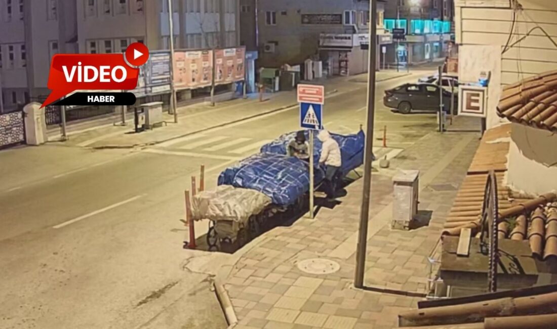 Afyonkarahisar’da bir vatandaşa ait seyyar tezgahta meydana gelen hırsızlık olayı,