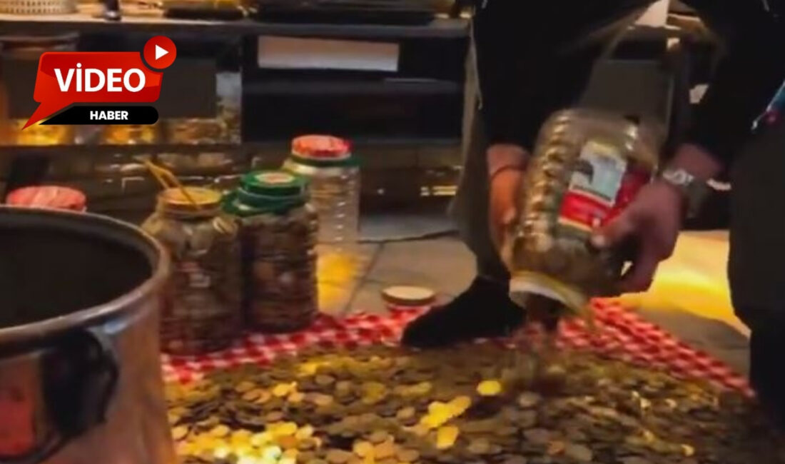 &nbsp; Bir vatandaş, tam 1.5 yıl boyunca sabırla biriktirdiği bozuk