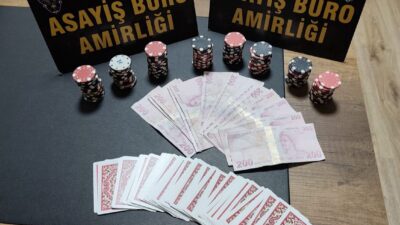 Aydın'ın Kuşadası ilçesinde 4 işletmeye yönelik yapılan 'kumar' baskınında 16