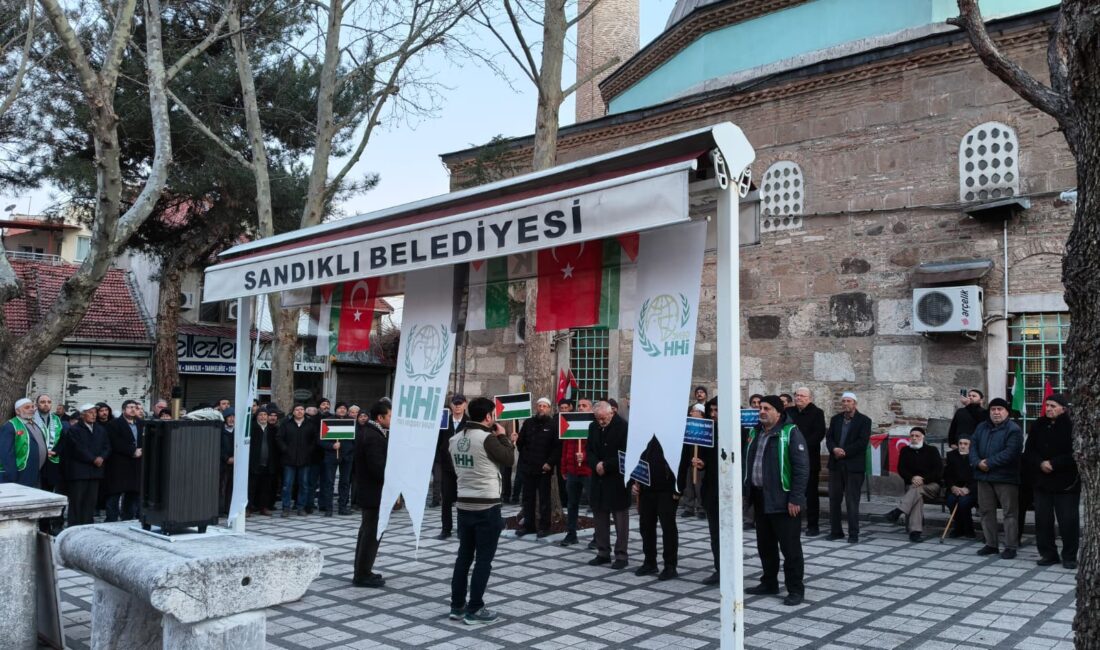 Afyonkarahisar'ın Sandıklı ilçesinde İsrail'in Filistinli esirleri hedef alan "idam yasası"