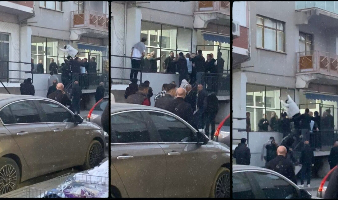 Bursa’da iki grup arasında çıkan tekmeli sopalı kavga cep telefonu