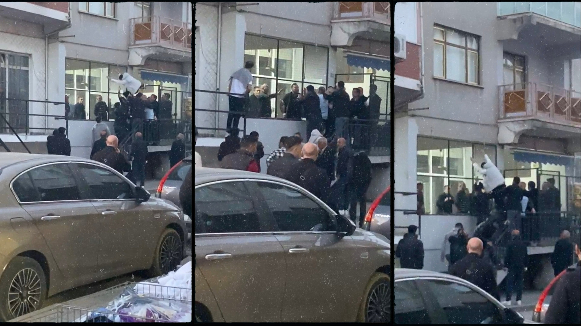 Bursa’da iki grup arasında çıkan tekmeli sopalı kavga cep telefonu