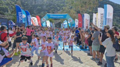 Muğla’nın Fethiye ilçesinde düzenlenen Babadağ Ultra Maratonu, 23 Nisan Ulusal