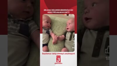 Bir anne, ikizlerinin birbirini ilk kez keşfettiği anları kaydetti… 📶https://kanal3.com.tr/