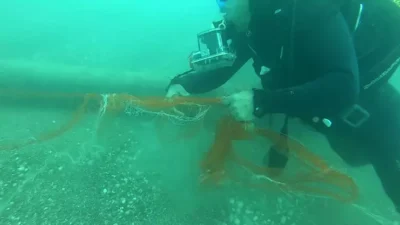 Deniz ve iç sularda unutulan veya terk edilen 'hayalet ağ'