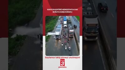 Kanal 3Pts, Nisan 27, 2026 10:00amURL:Embed:Kamyon şoförü, herkesi patlayan su