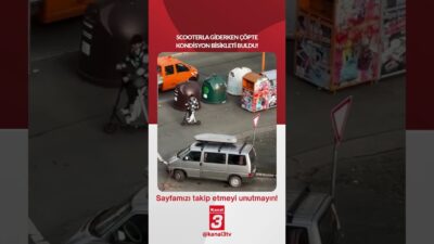 Bir kişi Scooterla giderken çöpte kondisyon bisikleti buldu! 📶https://kanal3.com.tr/ Sosyal
