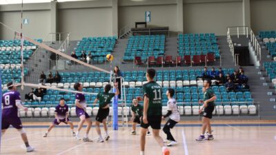 Gençlik ve Spor Bakanlığı tarafından Uşak’ta düzenlenen YURTLİG Voleybol Ege