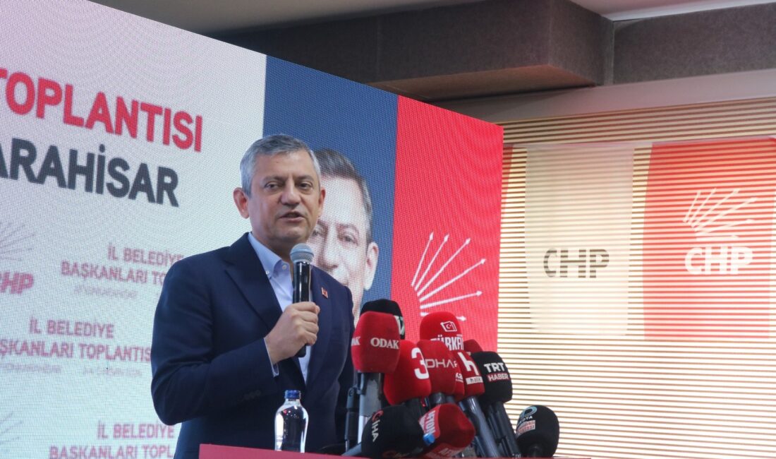 Cumhuriyet Halk Partisi (CHP) Genel Başkanı Özgür Özel, Afyonkarahisar’da düzenlenen