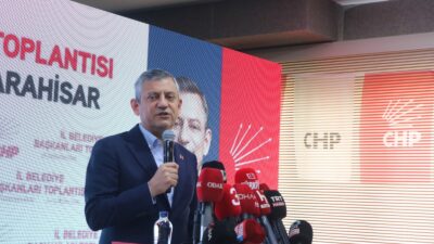 Cumhuriyet Halk Partisi (CHP) Genel Başkanı Özgür Özel, Afyonkarahisar’da düzenlenen