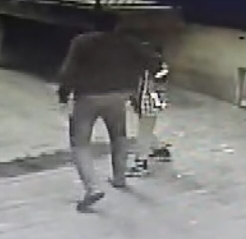 Afyonkarahisar’ın Sandıklı ilçesinde bir şahıs, evinin bahçe duvarına çıktığı gerekçesiyle