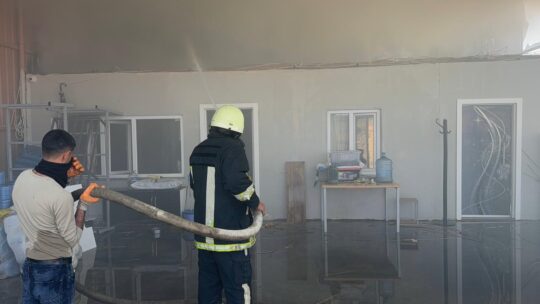 Afyonkarahisar’ın Bolvadin ilçesinde sabah saatlerinde başlayan ve büyük paniğe neden