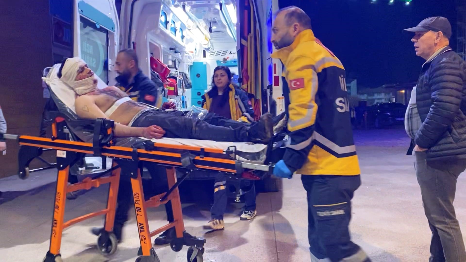 Bursa’nın İnegöl ilçesinde arazi anlaşmazlığı nedeniyle çıkan tartışma, kısa sürede