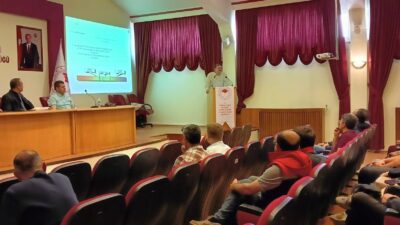 Afyonkarahisar Tarım ve Orman İl Müdürlüğü koordinesinde düzenlenen eğitim toplantısında,