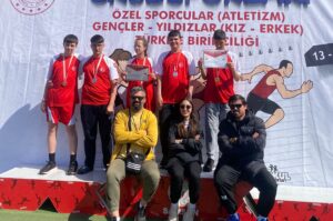 14-16 Nisan tarihleri arasında Samsun’da düzenlenen Okul Sporları Özel Sporcular