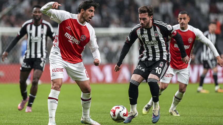 Trendyol Süper Lig'in 31. haftasında Beşiktaş ile Mısırlı.com.tr Fatih Karagümrük,