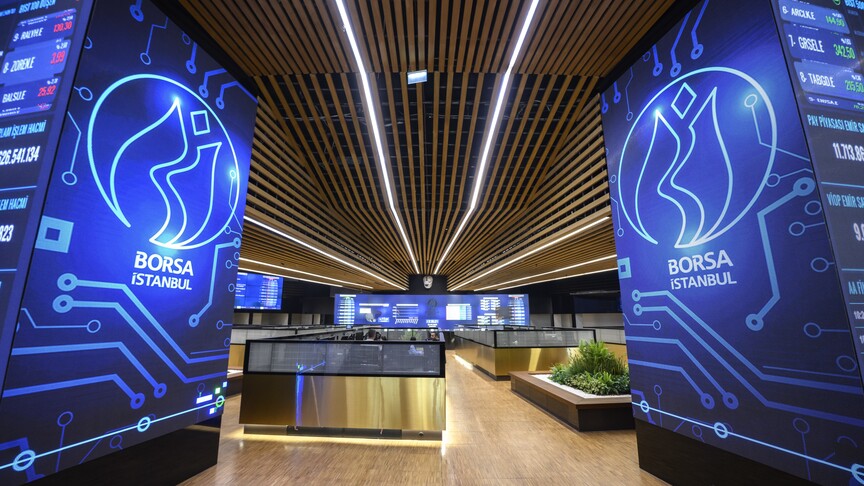 Borsa İstanbul'da BIST 100 endeksi, güne yüzde 3,34 artışla 13.353,43
