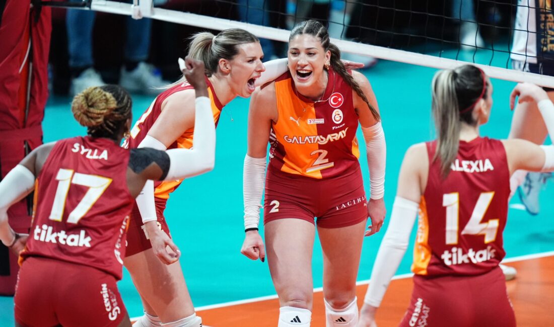 Galatasaray Daikin Kadın Voleybol Takımı, CEV Kupası finalinde 3-2 kazandığı