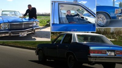 Eskişehir'de çocukluğundan bu yana hayalini kurduğu 50 yıllık otomobilin sahibi