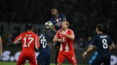 UEFA Şampiyonlar Ligi yarı finali ilk ayağında Paris Saint-Germain (PSG),