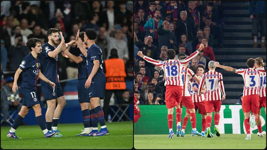 UEFA Şampiyonlar Ligi'nde çeyrek final ilk maçlarında Paris Saint-Germain (PSG),